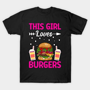 This Girl Loves Burgers I Cheeseburger I Burger T-Shirt